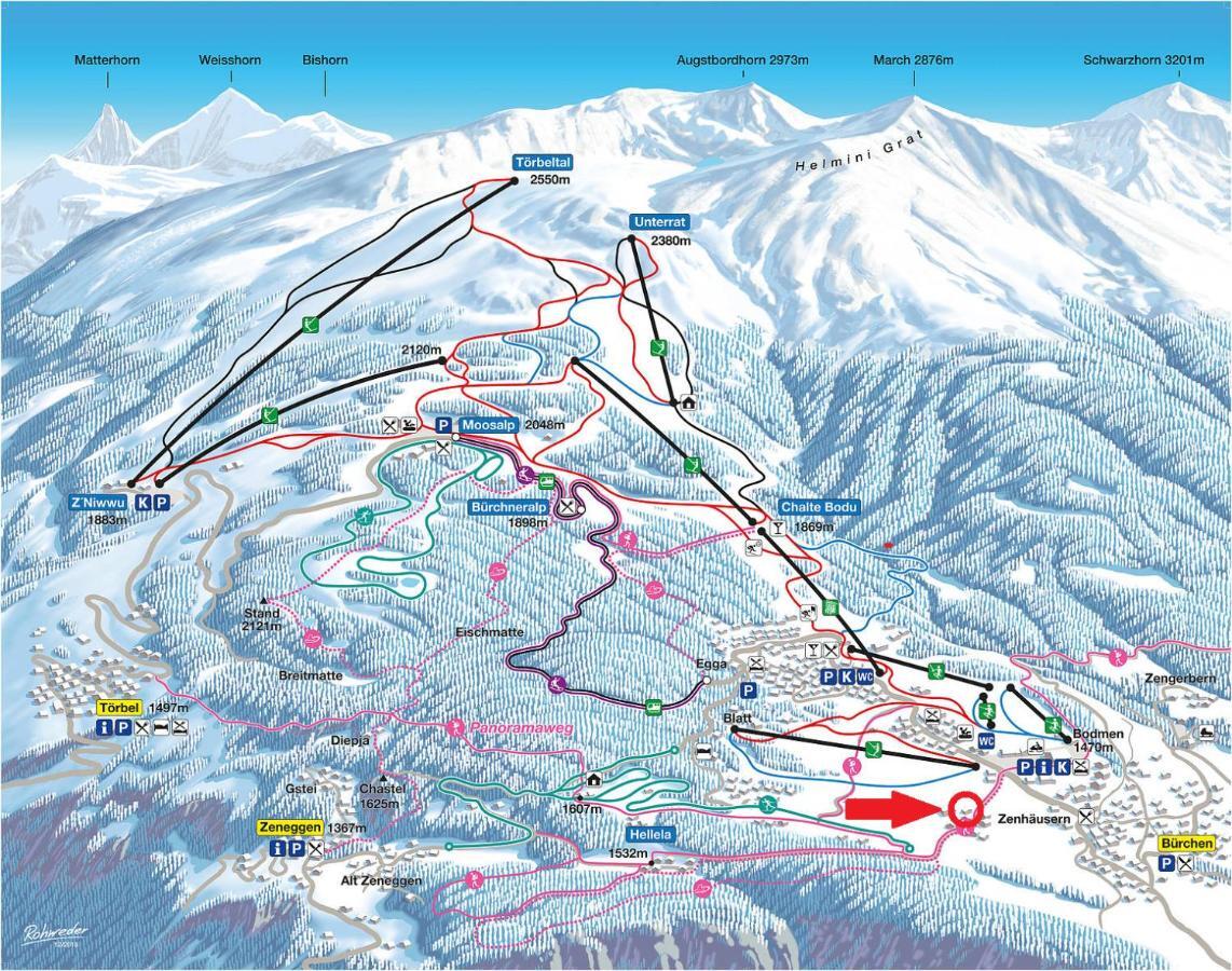 Chalet Bergmann Burchen Екстер'єр фото
